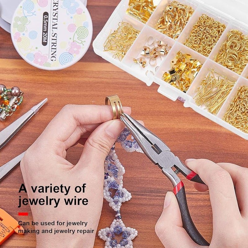 مجموعة أدوات صنع المجوهرات الذهبية الكاملة مع أدوات للمبتدئين والمحترفين - Image 4